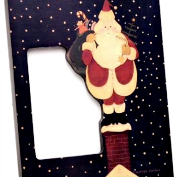 BNIB Warren Kimble Santa On Chimney Frame - Picture 16 of 16